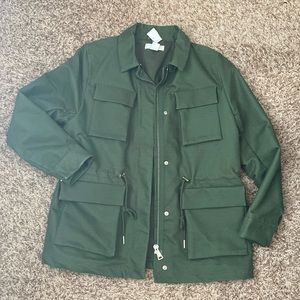 Army, green stylish jacket from H&M.
